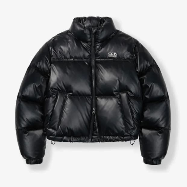 코드그라피 글로시 덕다운 숏패딩