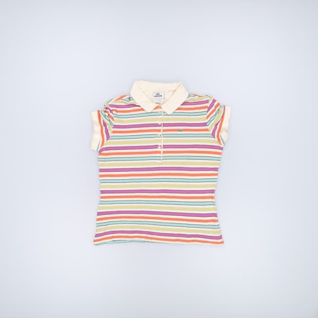 42 라코스테 여성 스트라이프 PK셔츠 0319H1