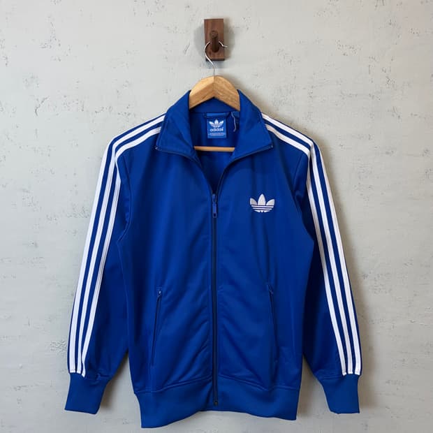 아디다스 구형 파이어버드 블루 트랙탑 져지