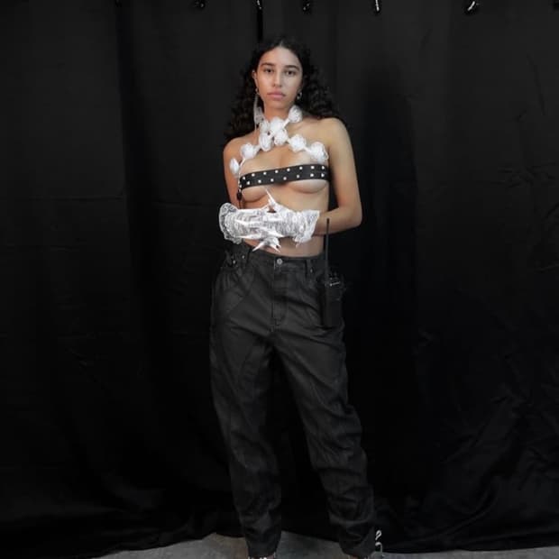 604service acid wash faux leather pants
