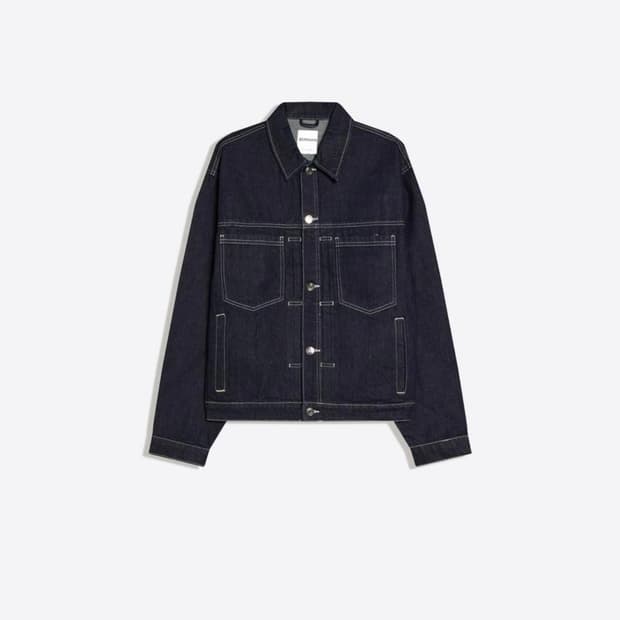 [S] BERSHKA NAVY 데님 자켓