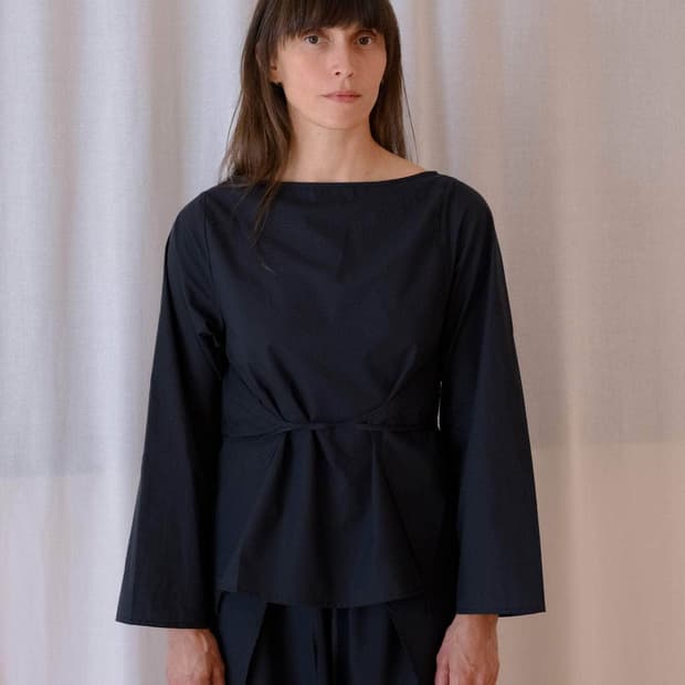 [XS,S,M]베이스레인지 Decti 셔츠/블랙