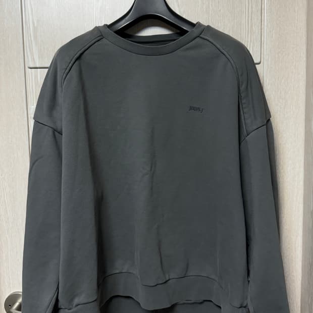 준지 오버핏 맨투맨 가먼트다잉 M