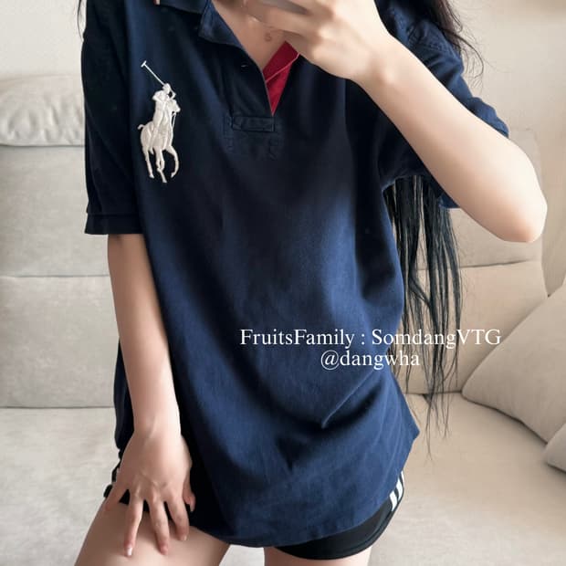 폴로 랄프로렌 빅포니 네이비 반팔