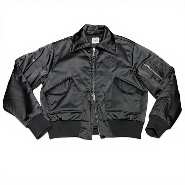 2 펀치드렁크파티즈 블랙 MA-1 CWU 플라이트 항공점퍼