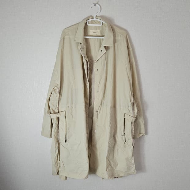 시스템 한섬 SYSTEM 우븐 롱 트렌치코트 베이지 88