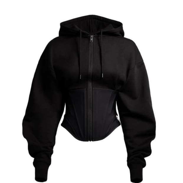 H&M x Mugler Corset Waist Zip Up