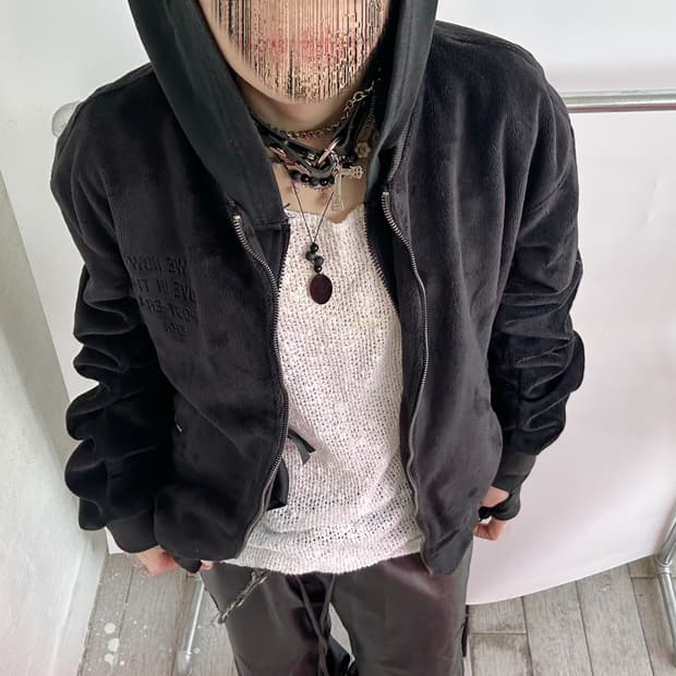 playmonster velvet shirring  jacket