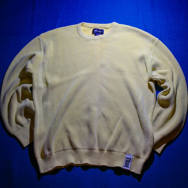 디스이즈네버댓 Acid Wash 니트 스웨터 L