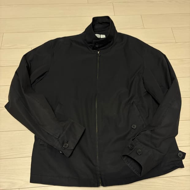 유니클로 u 코튼 트러커자켓