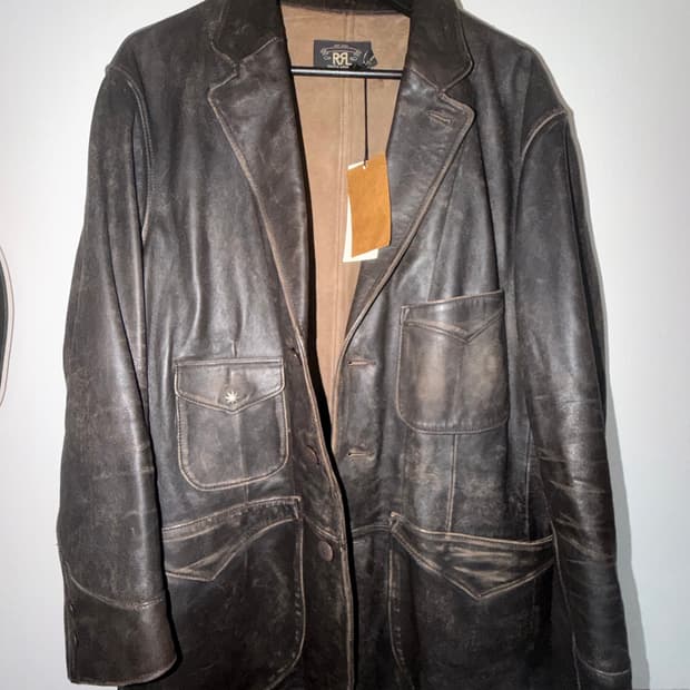 Rrl Sports Leather jacket L