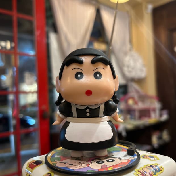 메이드 짱구 피규어