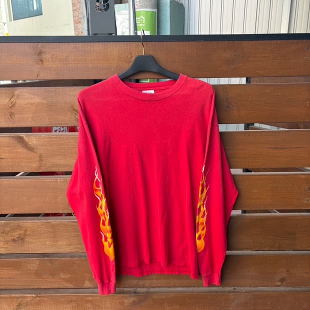 빈티지 헤인즈 롱슬리브 티셔츠