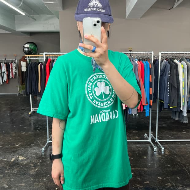 빈티지 프린팅 반팔 티셔츠