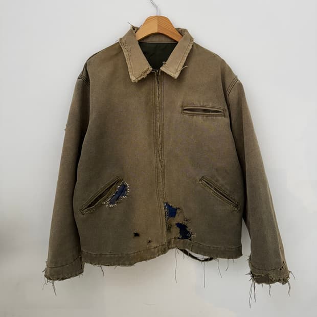 빈티지 패치 워크자켓