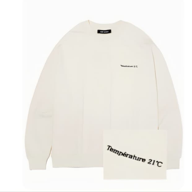 도프제이슨 오버사이즈 유니폼 스웻셔츠