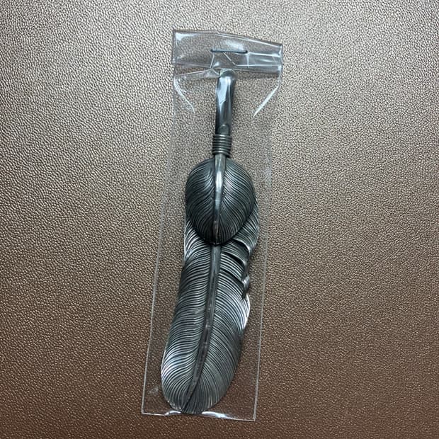 네이티브 아메리칸 실버 깃털 페더 펜던트