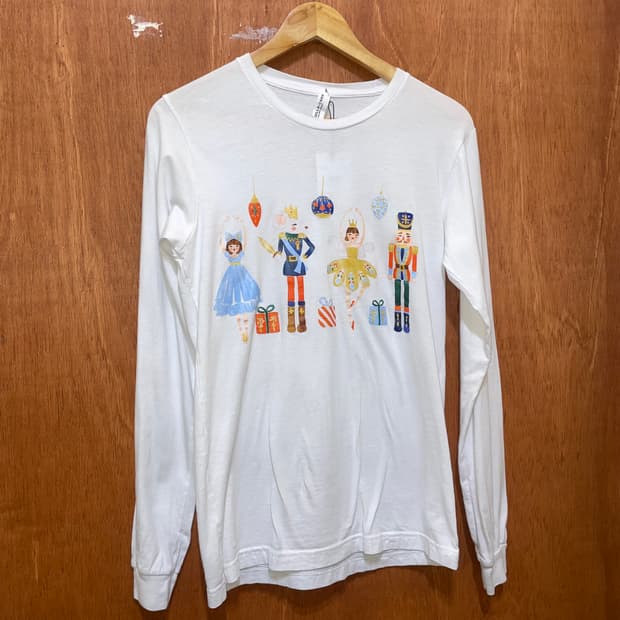 (S) Bella + Canvas 빈티지 롱 슬리브 티셔츠  