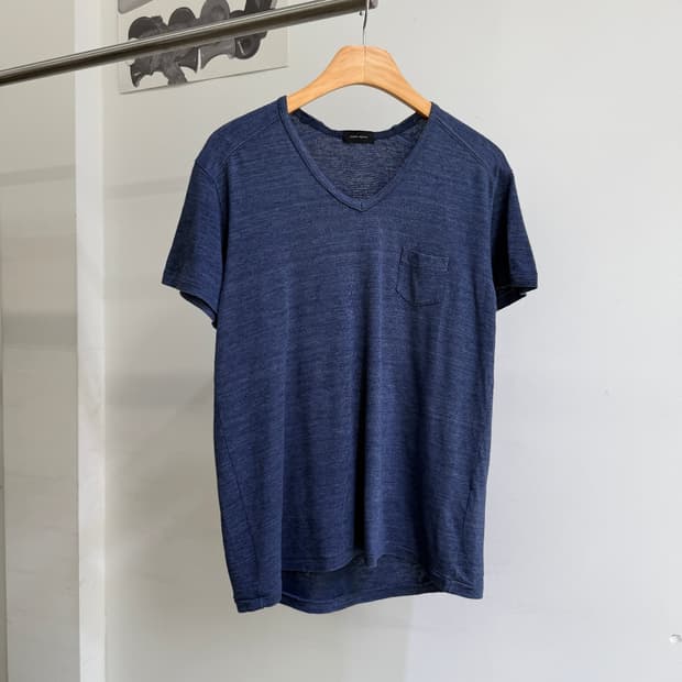 JOSEPH HOMME (Made in Japan) 브이넥 포켓 반팔티