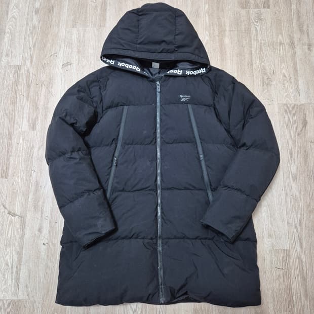 리복 클래식 여성 덕다운 롱패딩 