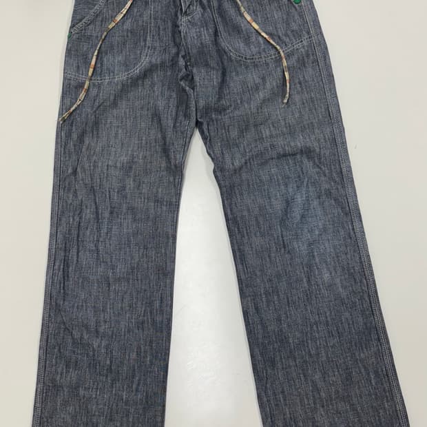 에드윈 중청 바나나로고 패치 스트레이트핏