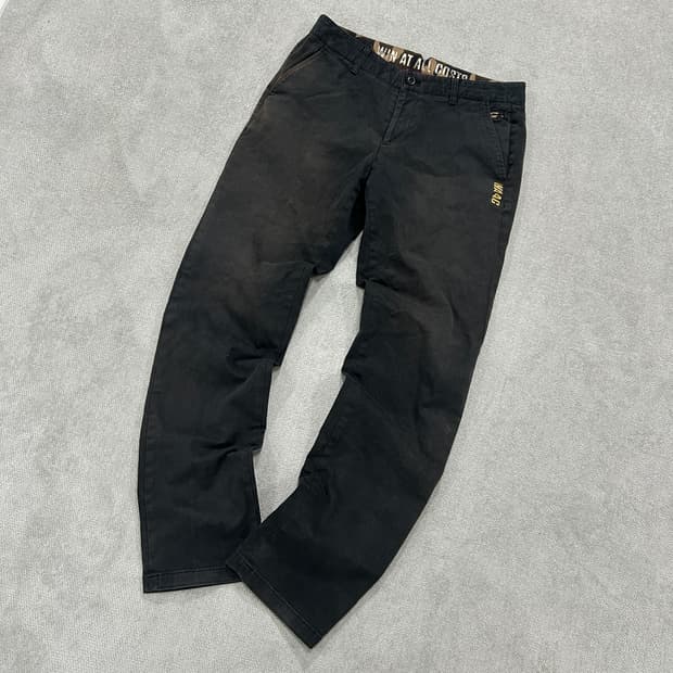 WAAC 블랙 면바지 