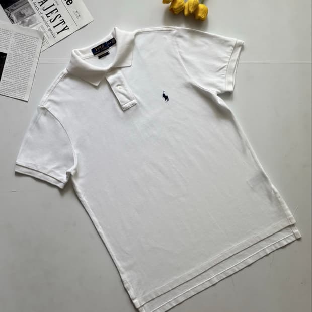 Polo 폴로랄프로렌 화이트 PK 카라티 