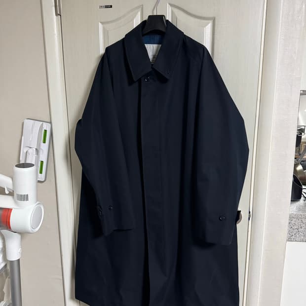 나나미카 24fw 고어텍스 발마칸 코트 네이비 M