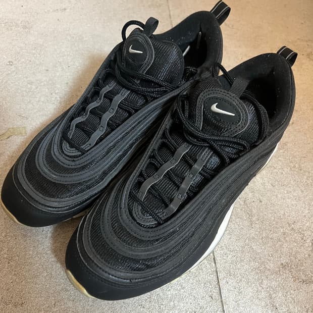 나이키 에어맥스 97 검흰 (280)