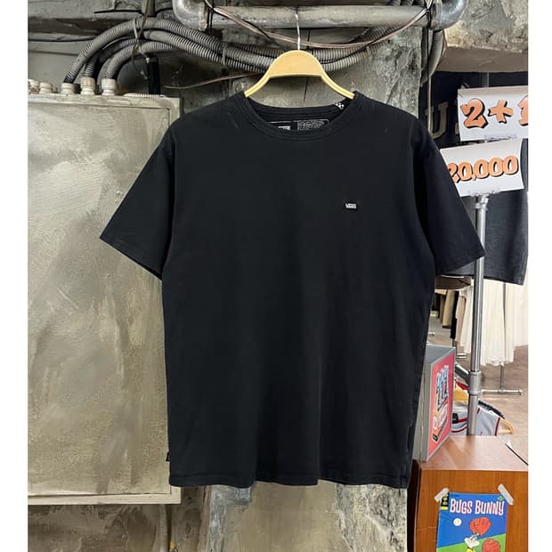 반스 베이직 반팔티 블랙 M #csz4078