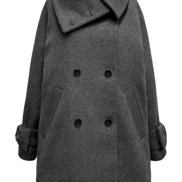 체메씨 울코트 그레이 FOG WOOL COAT (GRAY)