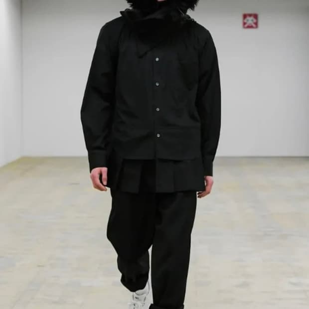 꼼데가르송 셔츠 22aw 퍼 후디