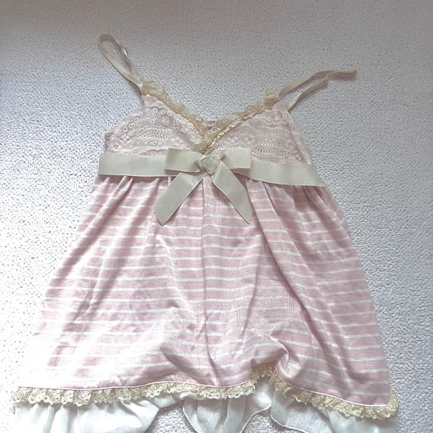 슈가돌 스트라이프 나시 히메갸루 라떼갸루