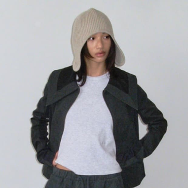 다이닛 BUNNY BEANIE IN BEIGE 버니 비니 마뗑킴