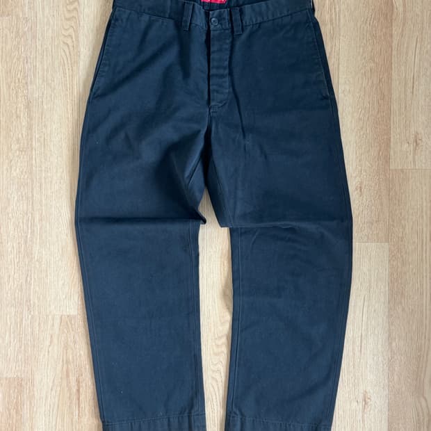 슈프림 크라움 치노팬츠 블랙