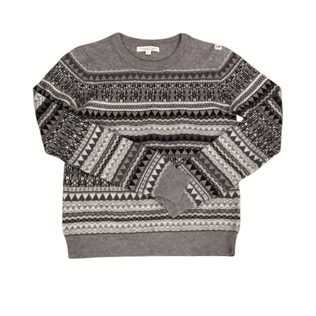 Thursday Island 울 혼방 페어아일 니트 