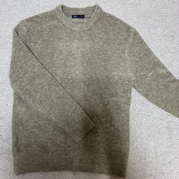 스파오(SPAO) 남성 라운드넥 포근 니트 M