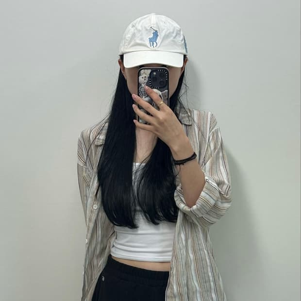 폴로 랄프로렌 빅포니 화이트 볼캡