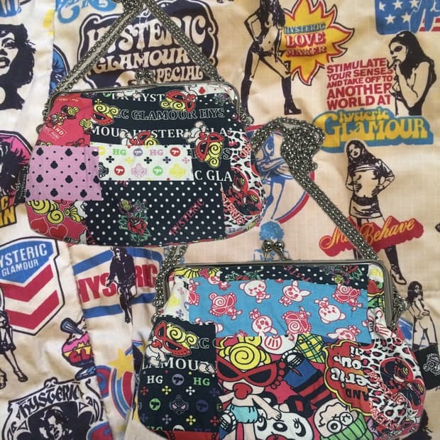 히스테릭 글래머 패치워크 가방