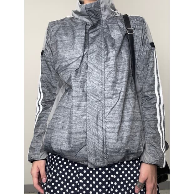 빈티지 아디다스 그레이 윈드브레이커 자켓