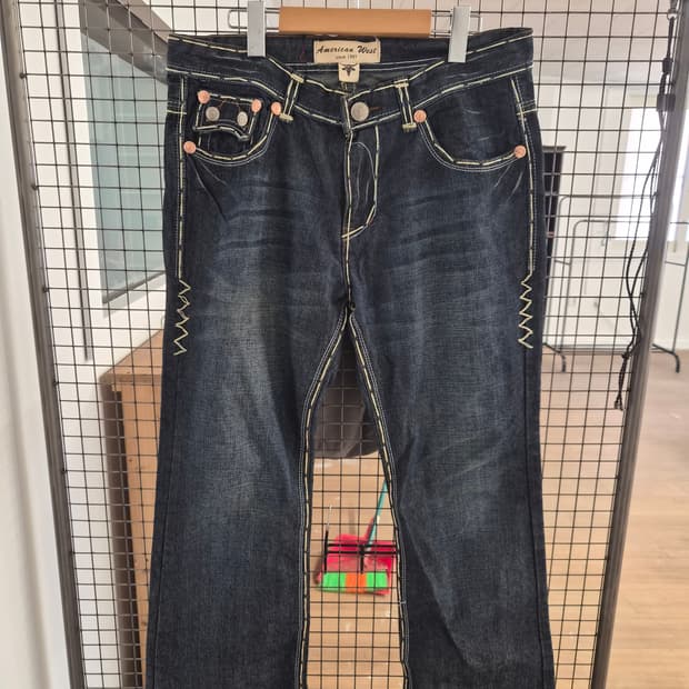 XL) 아메리칸 웨스트 부츠컷 데님 팝니다