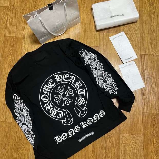 크롬하츠 홀스슈 롱슬리브 새상품 