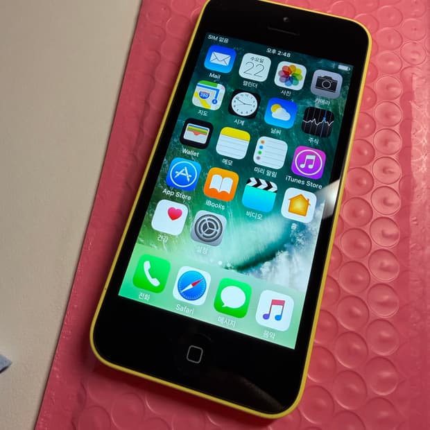 [5월6일 예약판매분] 아이폰 5c 옐로우 16기가 #7497 신품수준