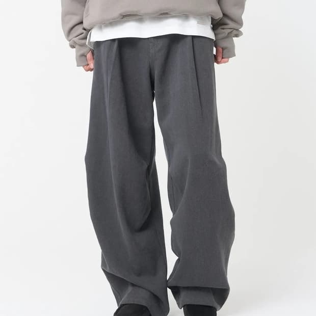 (구매) 미세키서울 맨 Alba Parachute Pants 차콜 구해요