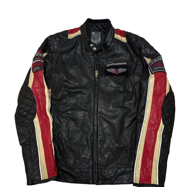 EXR 레이싱 라이더 레더 자켓