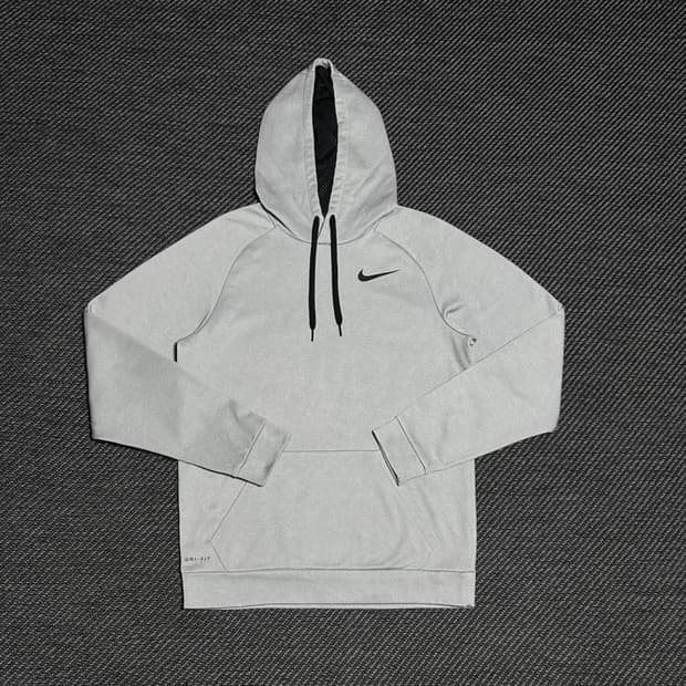 [S] Nike 나이키 그레이 스우시 기모 후드티