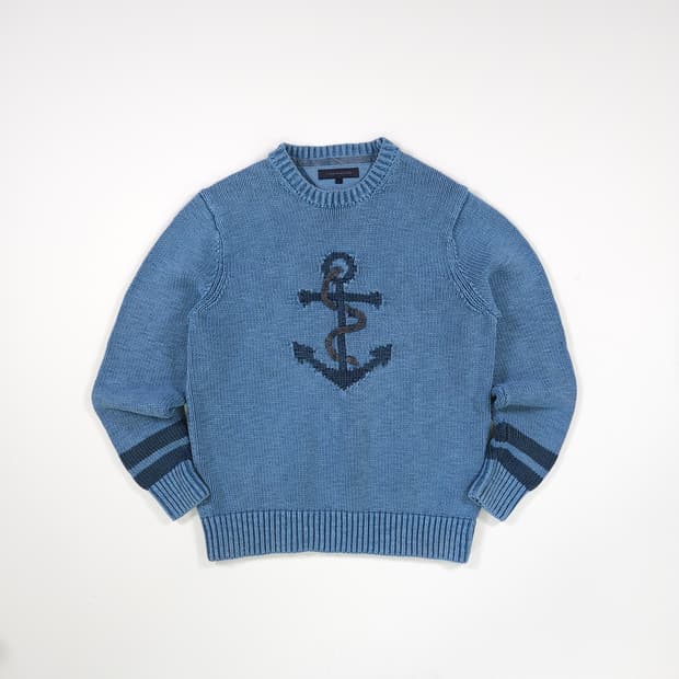 타미힐피거 앵커 니트 스웨터