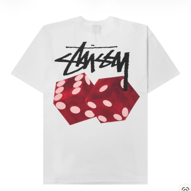 스투시 다이스 아웃 티 s