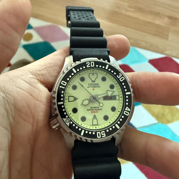 시티즌 복어 오토매틱 프로마스터 다이버 시계 NY0040-09