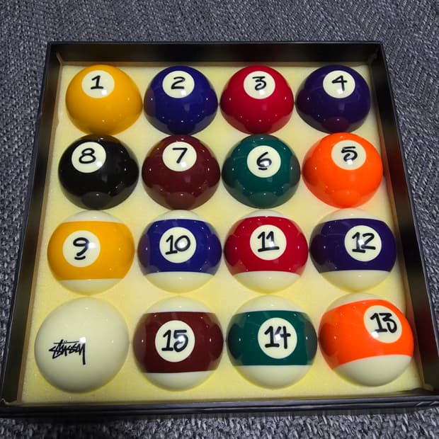 스투시 당구공 셋트